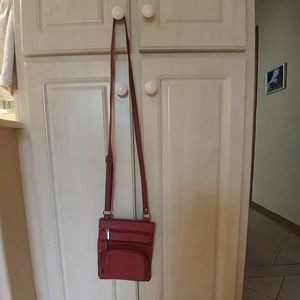 Red small bag.
